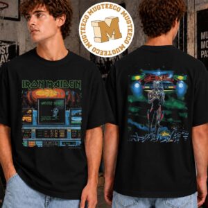 Iron Maiden Wasted Years 40 Years Of Somewhere In Time Merch Two Sided Unisex T-Shirt