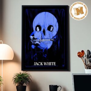 Jack White Cincinnati OH 2026 Event Poster At MegaCorp Pavilion On September 18 2026 Home Decor Poster Canvas