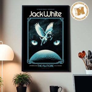 Jack White San Francisco CA 2026 Event Poster At The Fillmore On September 23 2026 Home Decor Poster Canvas