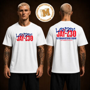 Jay Z London 2026  Merch Tee At Tottenham Hotspur Stadium On September 4 And 5 2026 Two Sided Unisex T shirt