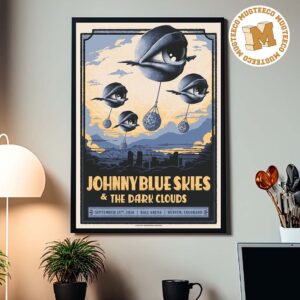 Johnny Blue Skies And The Dark Clouds Denver Colorado 2026 Event Poster At Ball Arena On September 23 2026 Home Decor Poster Canvas