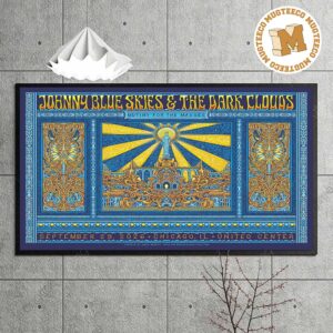 Johny Blue Skies And The Dark Clouds Chiacago IL 2026 Event Poster At United Center On September 29 2026 Home Decor Poster Canvas