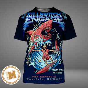 Killswitch Engage Honolulu Hawaii Event Poster At The Republik On November 17 2026 All Over Print Shirt