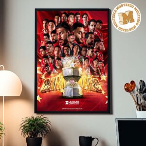 Leagues Cup 2026 Toluca FC Champions The First From Mexico Home Decor Poster Canvas