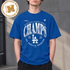 Los Angeles Dodgers Fanatics Royal 2026 NL West Division Champions Unisex T Shirt
