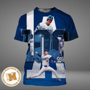 MLB Los Angeles Dodgers Claim Victory No. 100 All Over Print Shirt