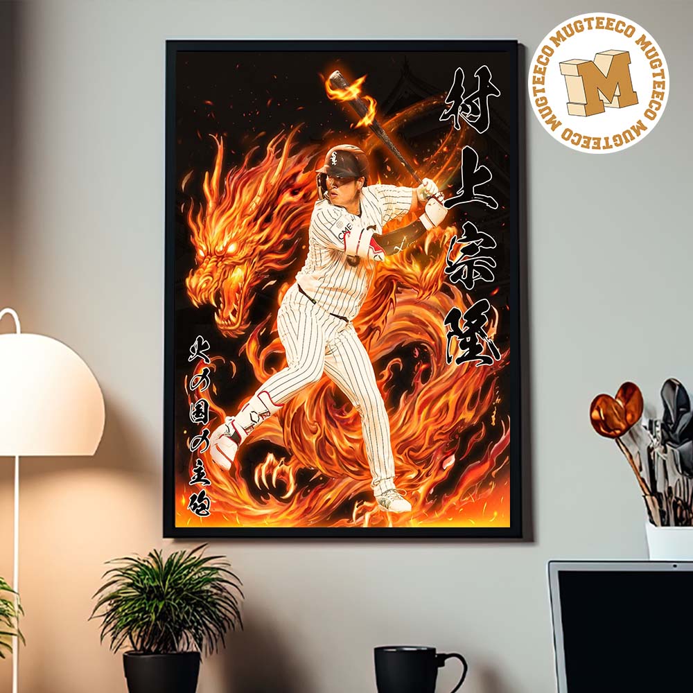 MLB Munetaka Murakami Chicago White Sox It’s The 35th Homer Home Decor Poster Canvas MLB Munetaka Murakami Chicago White Sox It’s The 35th Homer Home Decor Poster Canvas