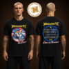 Megadeth North American Tour 2026 Graphic Tour Two Sided Unisex T Shirt Megadeth North American Tour 2026 Graphic Tour Two Sided Unisex T Shirt