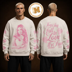 Megan Moroney Cloud 9 Tour 2026 Fall In Love Distressed Crewneck Two Sided Unisex Long Sleeve Shirt