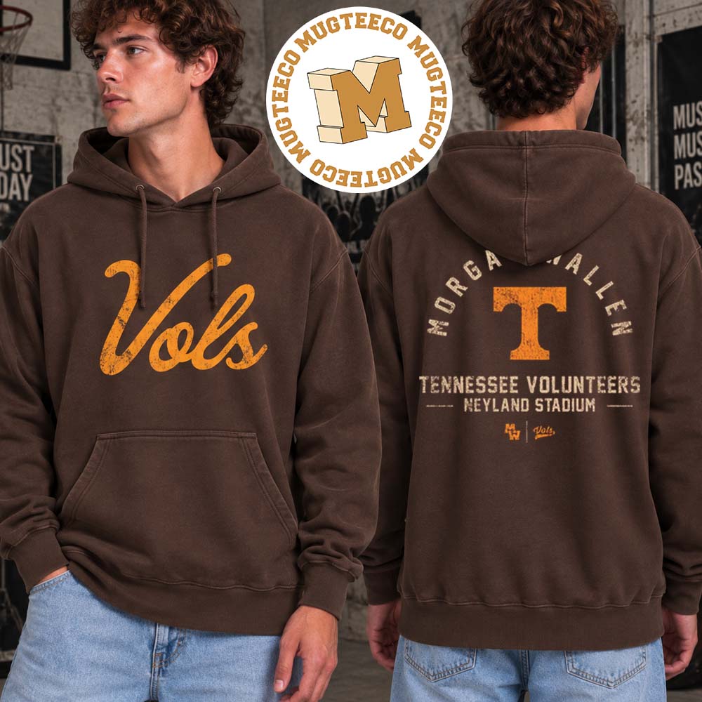 Morgan Wallen X Vols Exclusive At Neyland Stadium Unisex Brown Hoodie Shirt Morgan Wallen X Vols Exclusive At Neyland Stadium Unisex Brown Hoodie Shirt