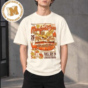 Mumford And Sons Birmingham AL 2026 Event Poster At Coca Cola Theater On September 29 2026 Unisex T-Shirt