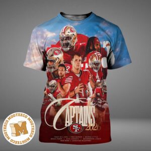NFL San Francisco 49ers Team Captains 2026 Football  All Over Print Shirt