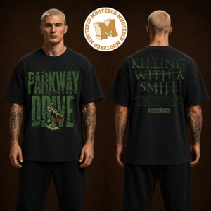 Parkway Drive Killing With A Smile Tracklist Merch Two Sided Unisex T Shirt