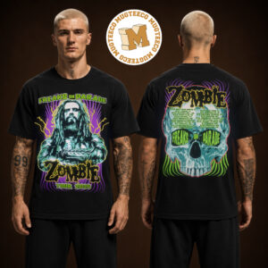Rob Zombie Freaks On Parade Tour 2026 Exclusive Tee Two Sided Unisex T Shirt