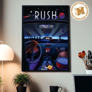 Rush Cleveland Ohio 2026 Event Poster At Rocket Arena On September 17 And 19 2026 Home Decor Poster Canvas