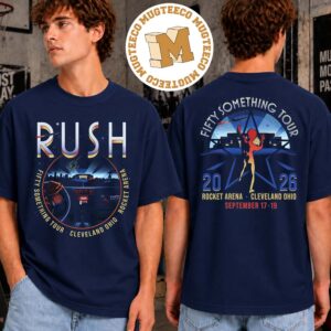 Rush Cleveland Ohio 2026 Event Tee At Rocket Arena On September 17 And 19 2026 Two Sided Unisex T-Shirt