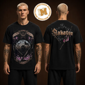 Sabaton Limited The Duelist Vintage Merch Tee Two Sided Unisex T Shirt