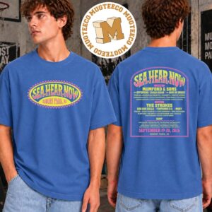 Sea Hear Now Asbury NJ 2026 Merch Tee On September 19 20 2026 Two Sided T-Shirt