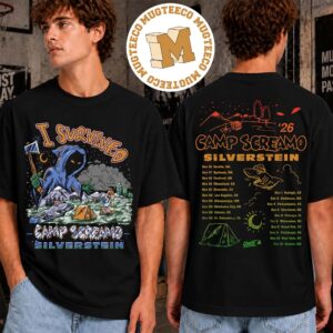 Silverstein Camp Screamo 2 Tour 2026 Back Sided Line Up Two Sided Unisex T-Shirt