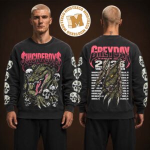 Suicideboys North American Tour Greyday 2026 Tour Merch Crocodile Two Sided Long Sleeve