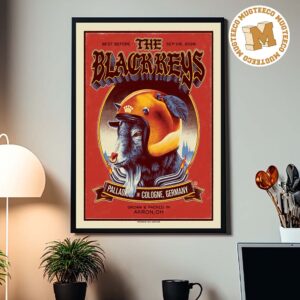The Black Keys Cologne Germany 2026 Event Poster At Palladium On September 6 2026 Home Decor Poster Canvas