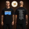 Turnstille Milwaukee 2026 Merch Tee At Eagles Ballroom Wisconsin On September 9 2026 Two Sided Unisex T Shirt