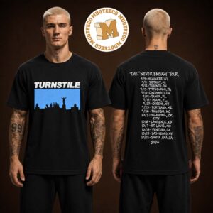 Turnstile The Never Enough Tour 2026 Graphic Tour Two Sided Unisex T Shirt