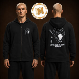 VERDY x XO The Weeknd After Hours Til Dawn Asia 2026 Merch Two Sided Zip Up Hoodie Shirt