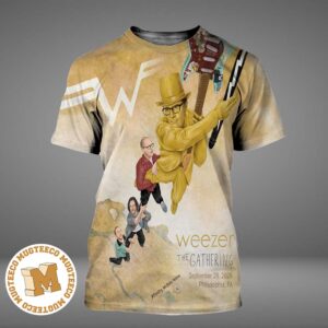 Weezer The Gathering Philadelphia PA 2026 Event Poster At Xfinity Mobie Arena On September 29 2026 All Over Print Shirt