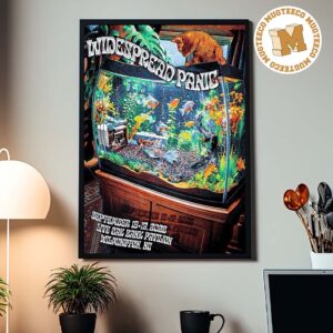 Widespread Panic Wilmington NC Merch Tee Live Oak Bank Pavilion at Riverfront Park On September 18 And 19 2026 Poster Canvas