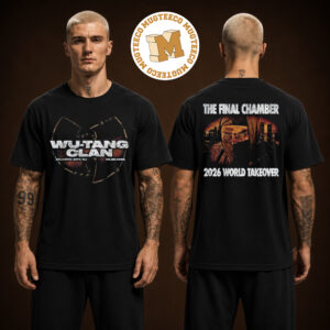 Wu Tang Clan Atlantic City NJ The Final Chamber 2026 World Take Over On August 28 2026 Two Sided Unisex T Shirt