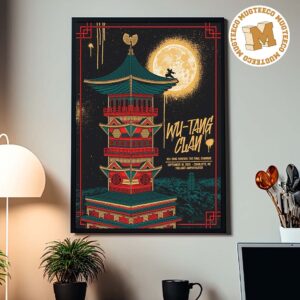 Wu Tang Clan Charlotte NC 2026 Event Poster At Truliant Amphitheater On September 18 2026 Home Decor Poster Canvas
