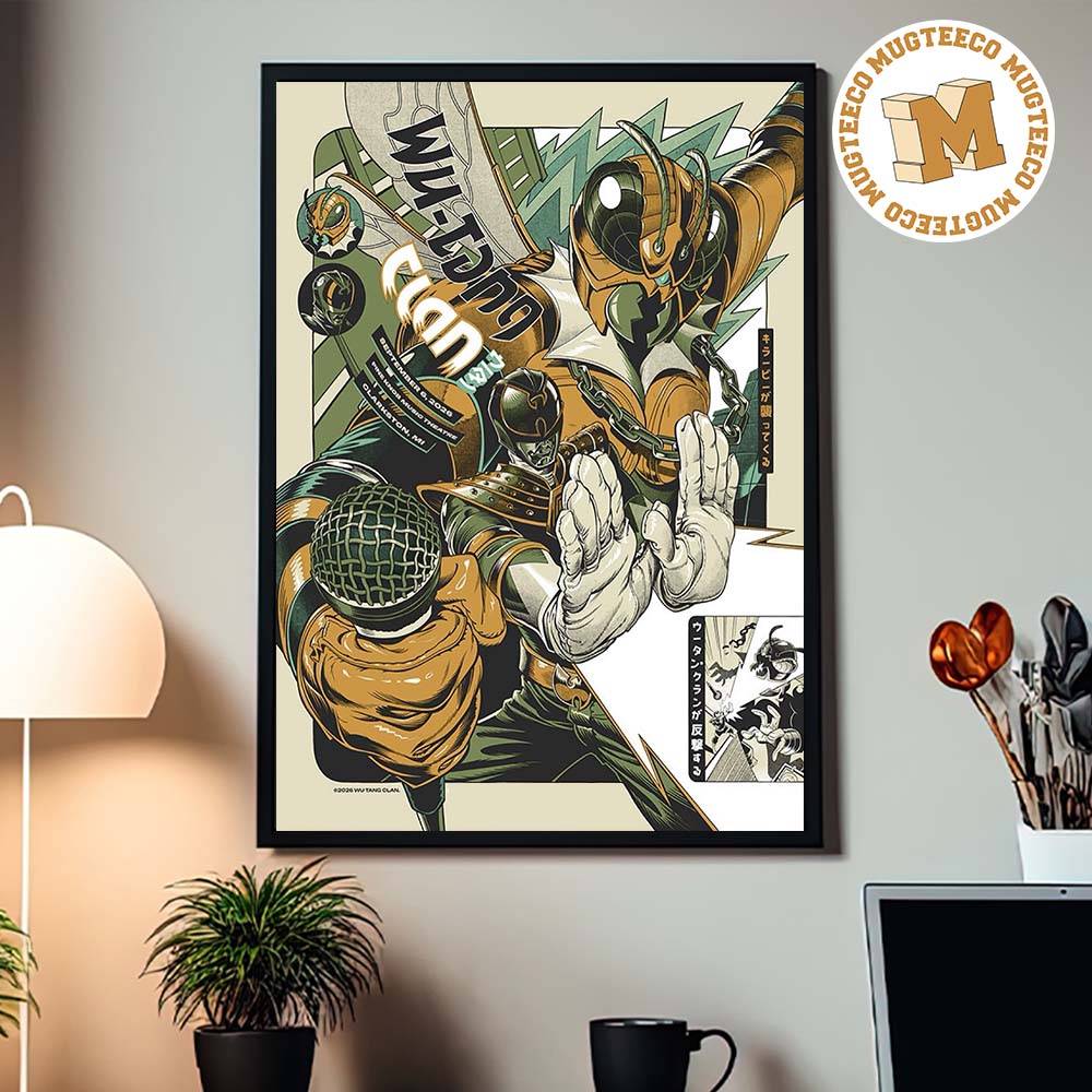 Wu Tang Clan Clarkston MI 2026 Event Poster At Pine Knob Music Theatre On September 6 2026 Home Decor Poster Canvas Wu Tang Clan Clarkston MI 2026 Event Poster At Pine Knob Music Theatre On September 6 2026 Home Decor Poster Canvas