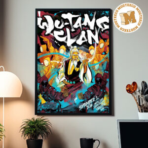 Wu Tang Clan Shakopee MN 2026 Event Poster At Mystic Lake Amphitheater On September 1 2026 Home Decor Poster Canvas