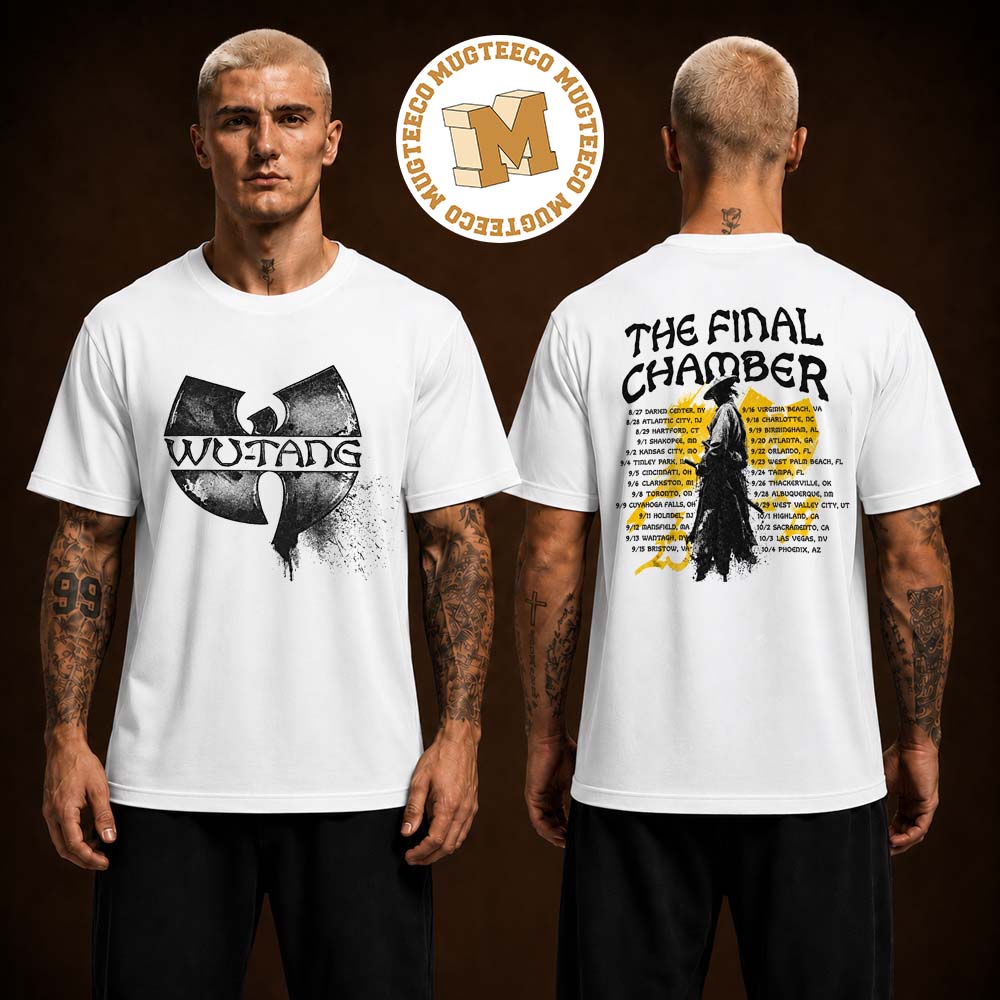 Wu Tang Clan The Final Chamber Merch Tee Killa Bee Takeover Graphic Tour Back Sided Two Sided Unisex T Shirt Wu Tang Clan The Final Chamber Merch Tee Killa Bee Takeover Graphic Tour Back Sided Two Sided Unisex T Shirt