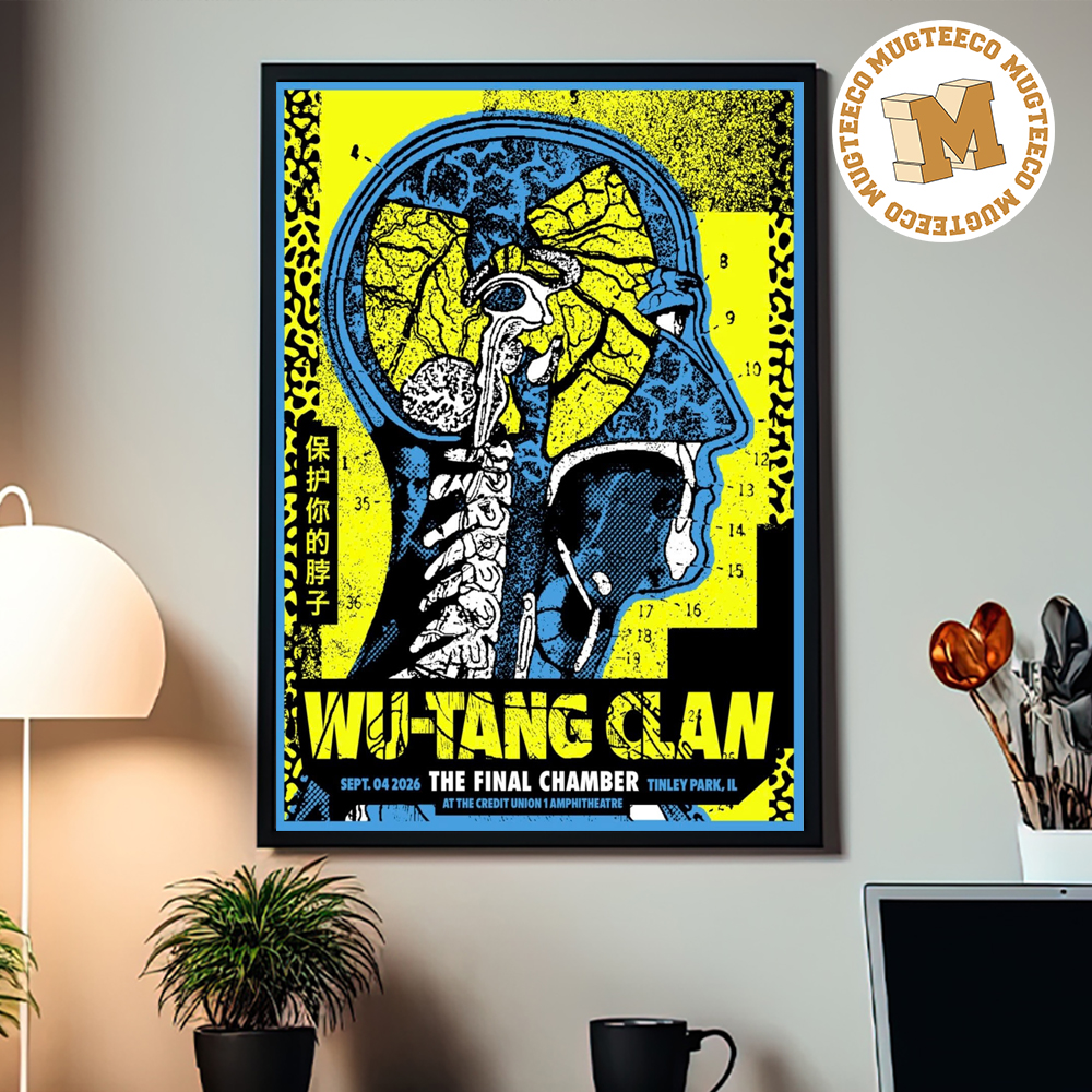 Wu Tang Clan Tinley Park IL 2026 Event Poster At The Credit Union 1 Amphitheatre On September 4 2026 Home Decor Poster Canvas Wu Tang Clan Tinley Park IL 2026 Event Poster At The Credit Union 1 Amphitheatre On September 4 2026 Home Decor Poster Canvas