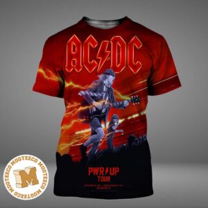 ACDC Pwr Up Tour Philadelphia PA 2026 Event Poster At Lincoln Financial Field On September 29 2026 All Over Print Shirt