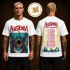 Alestorm Merch Tee 2026 Octopus Summer Tour Two Sided Unisex Black T-Shirt
