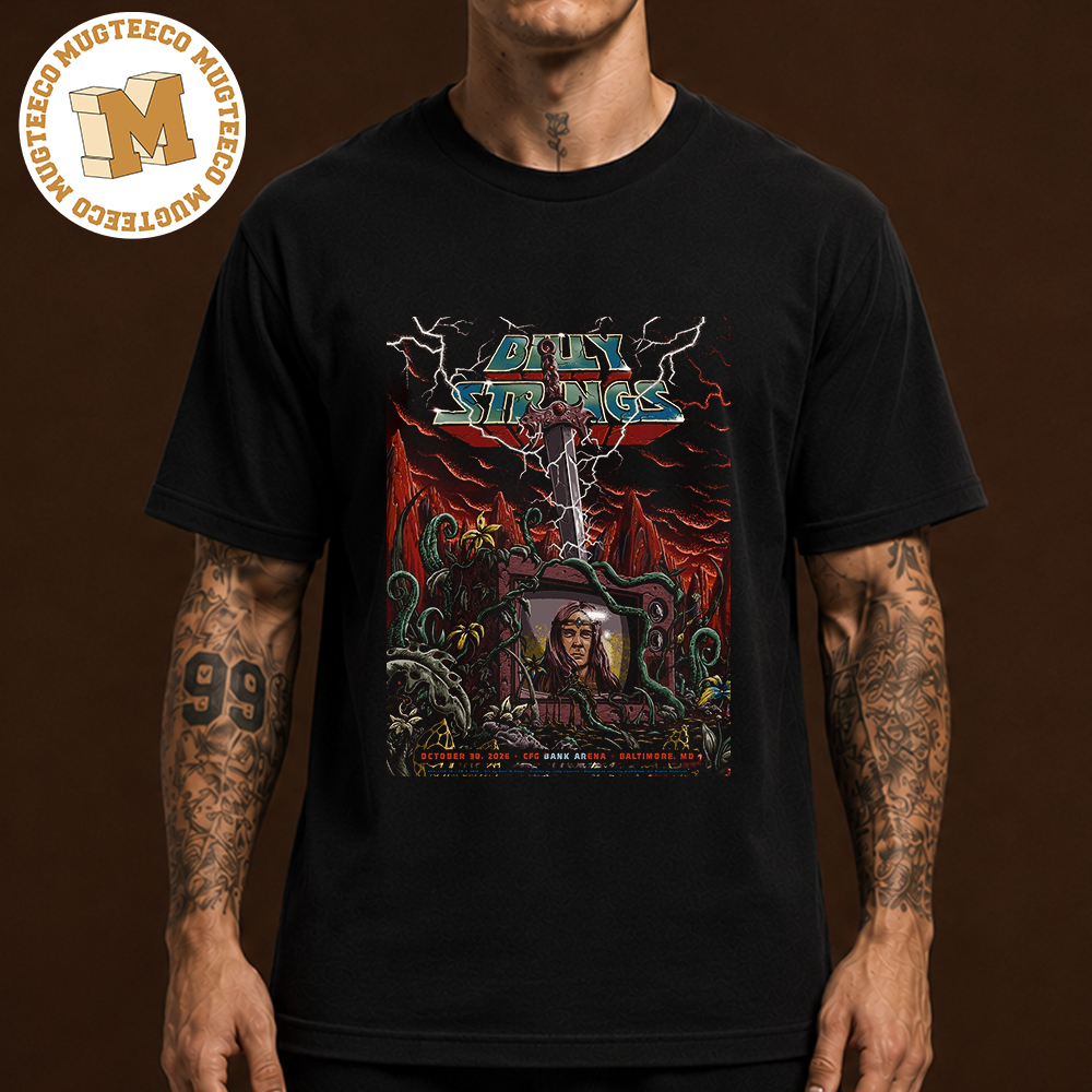 Billy Strings Baltimore MD 2026 Event Poster At CFG Bank Arena On October 30 2026 Unisex T-Shirt Billy Strings Baltimore MD 2026 Event Poster At CFG Bank Arena On October 30 2026 Unisex T-Shirt