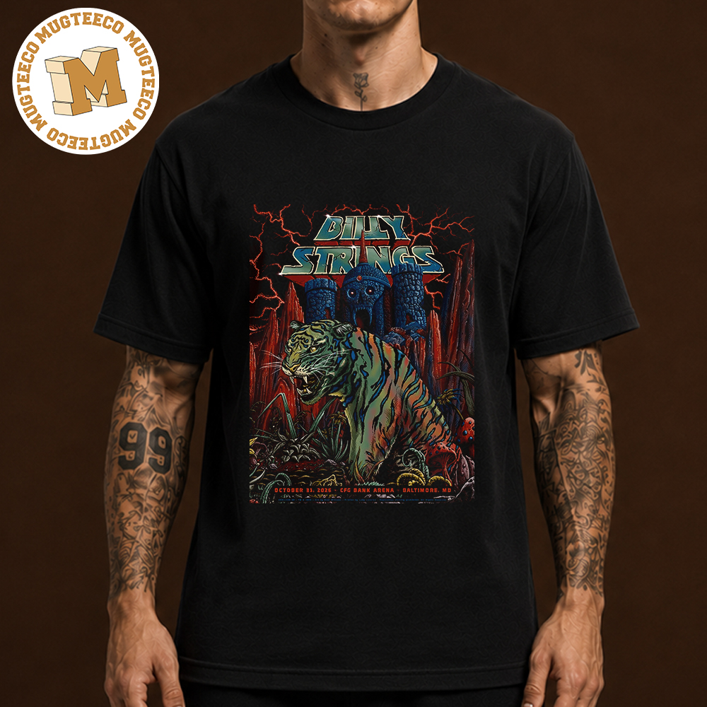 Billy Strings Baltimore MD 2026 Event Poster At CFG Bank Arena On October 31 2026 Unisex T-Shirt Billy Strings Baltimore MD 2026 Event Poster At CFG Bank Arena On October 31 2026 Unisex T-Shirt