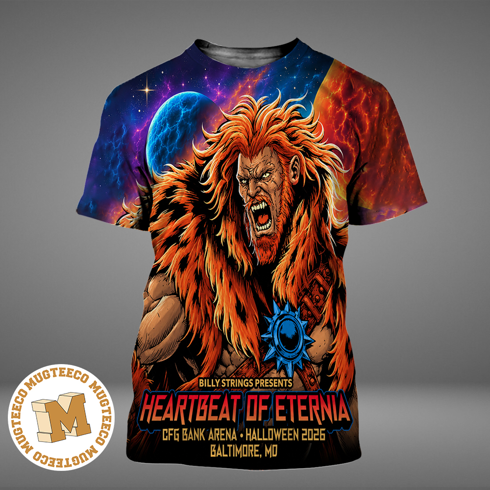 Billy Strings Heartbeat Of Eternia Baltimore MD 2026 Beast Man Event Poster At CFG Bank Arena On October 31 2026 All Over Print Shirt Billy Strings Heartbeat Of Eternia Baltimore MD 2026 Beast Man Event Poster At CFG Bank Arena On October 31 2026 All Over Print Shirt