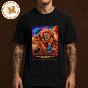 Billy Strings Heartbeat Of Eternia Baltimore MD 2026 Beast Man Event Poster At CFG Bank Arena On October 31 2026 Unisex T-Shirt