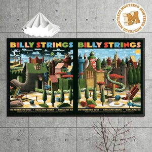 Billy Strings Oakland CA 2026 Event Poster At Oakland Arena On October 2-3 2026 Home Decor Poster Canvas