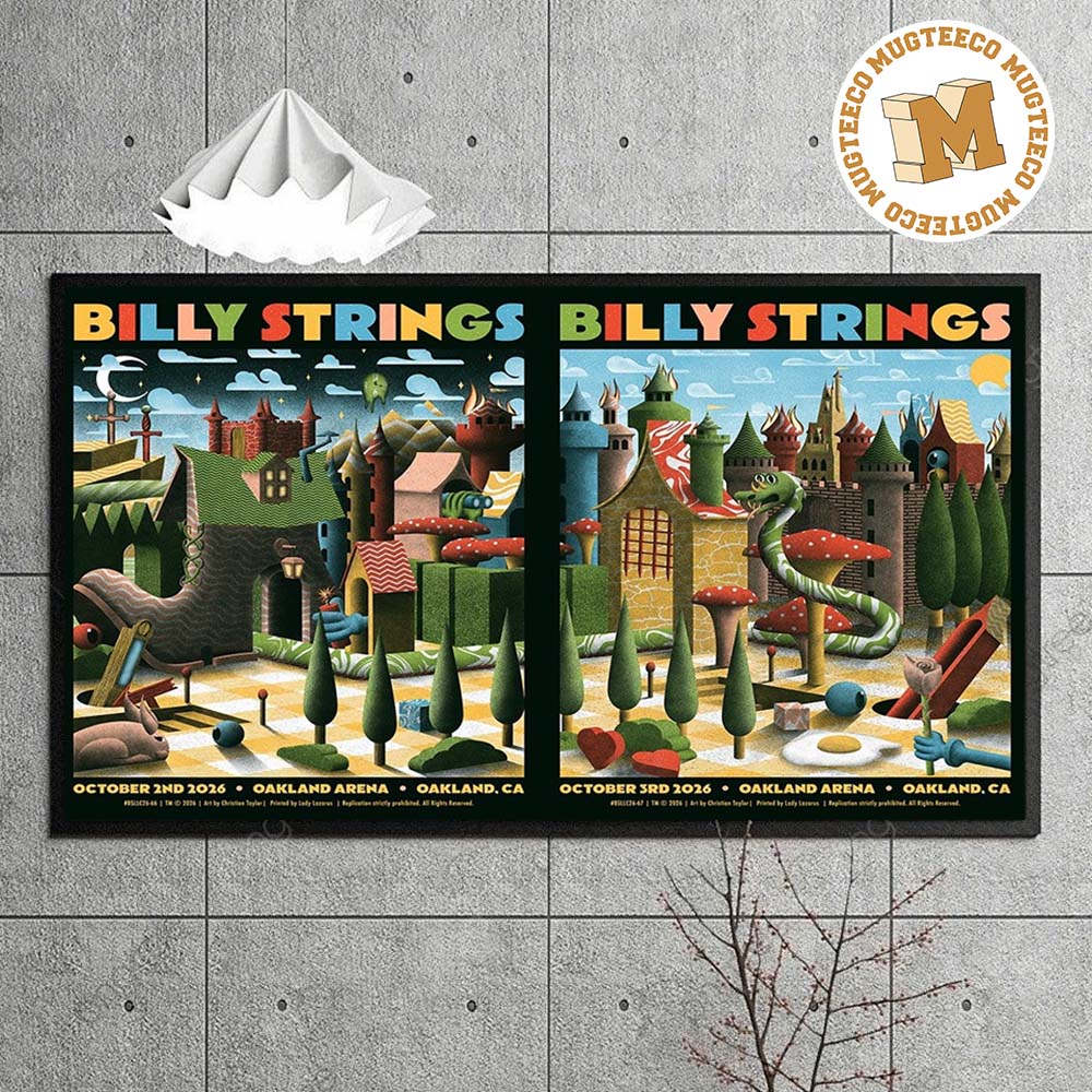 Billy Strings Oakland CA 2026 Event Poster At Oakland Arena On October 2-3 2026 Home Decor Poster Canvas Billy Strings Oakland CA 2026 Event Poster At Oakland Arena On October 2-3 2026 Home Decor Poster Canvas