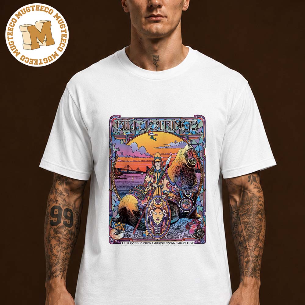 Billy Strings Oakland CA 2026 Event Poster At Oakland Arena On 2 3 2026 Unisex T-Shirt Billy Strings Oakland CA 2026 Event Poster At Oakland Arena On 2 3 2026 Unisex T-Shirt