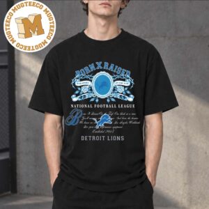 BornxRaised X National Football League Detroit Lions Merch Tee Unisex T-Shirt