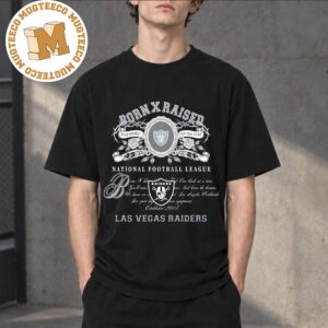 BornxRaised X National Football League Las Vegas Raiders Merch Tee Unisex T-Shirt