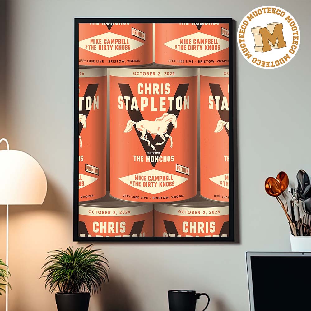 Chris Stapleton Bristow VA 2026 Event Poster At Jiffy Lube Live On October 2 2026 Home Decor Poster Canvas Chris Stapleton Bristow VA 2026 Event Poster At Jiffy Lube Live On October 2 2026 Home Decor Poster Canvas