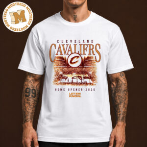 Cleveland Cavaliers Home Opener 2026 Let Em Know Unisex White T-Shirt