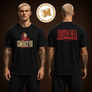 Comeback Kid Merch Tee Chosen Hell Seal My Fate Two Sided Unisex Black T-Shirt
